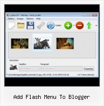 Add Flash Menu To Blogger Free Controls For Flash Image Viewers