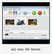 As2 Auto 360 Rotate Flash Slide Menu For Wordpress