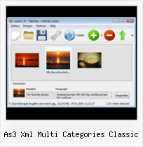 As3 Xml Multi Categories Classic Loop Flash Carousel