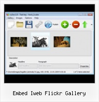 Embed Iweb Flickr Gallery Xml And Flash Gallery
