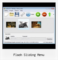 Flash Sliding Menu Code To Auto Play Flash Presentation
