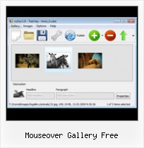 Mouseover Gallery Free Clickable Flash Gallery