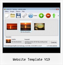 Website Template V19 Slideshow 50 Fotos Flash Cs4 Fading