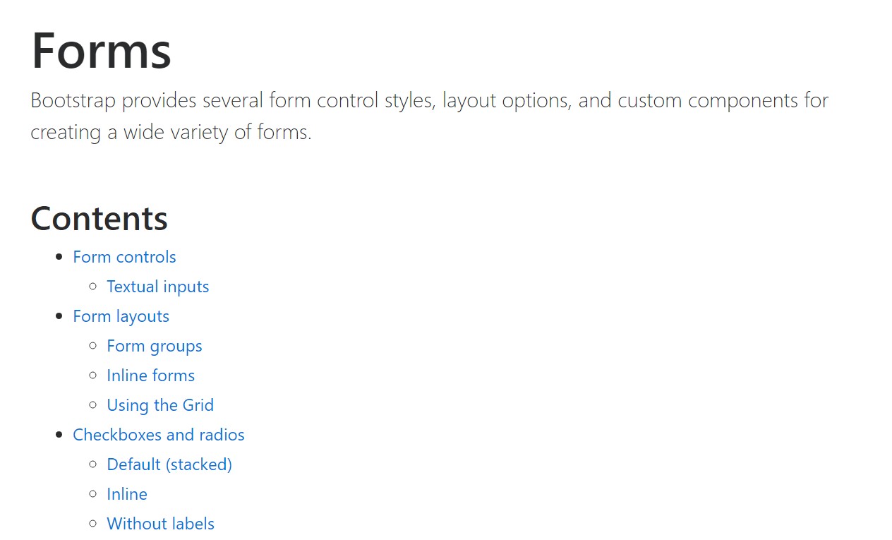  Utilization of the label in in Bootstrap Forms:  formal  documents