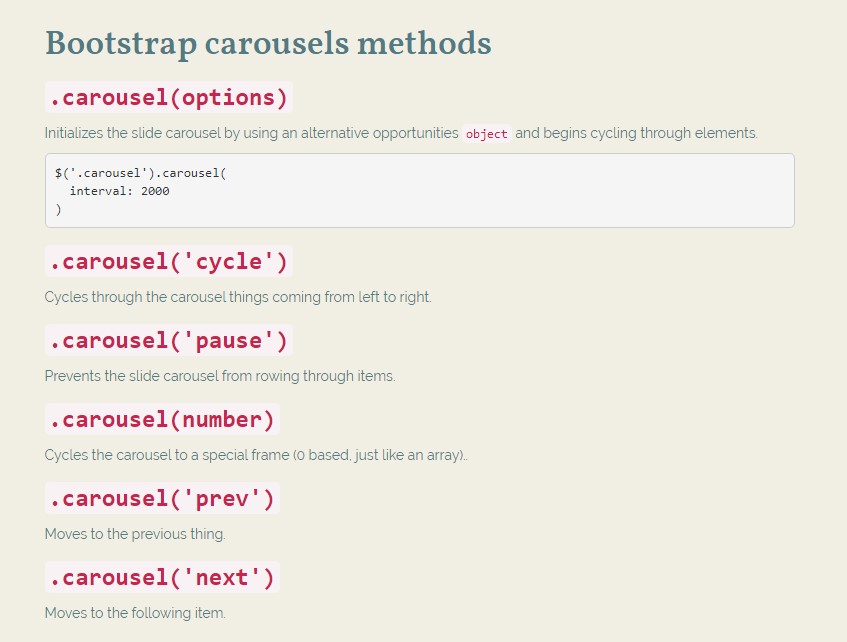  Bootstrap Carousel 