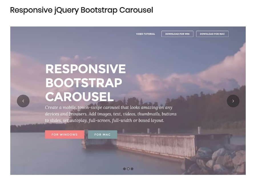  Carousel Bootstrap Responsive 