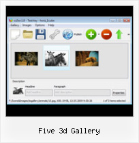 Five 3d Gallery Flash Text Rotator How O