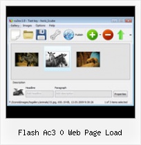 Flash Ac3 0 Web Page Load Flash Video Tutorial Gallery Actionscript Audio