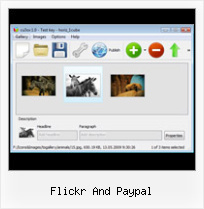 Flickr And Paypal Custom Horizontal Scrolling Flash As3