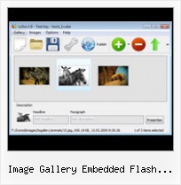 Image Gallery Embedded Flash Player Mouse Drag Slideshow In Flash