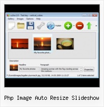 Php Image Auto Resize Slideshow Lightroom Flash Gallery Change Transition Effect