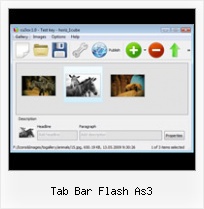 Tab Bar Flash As3 Free Flash Slideshow Fullscreen