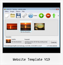 Website Template V19 Adobe Flash Slideshow Ken Burns