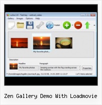 Zen Gallery Demo With Loadmovie Flash Gallery Next Button